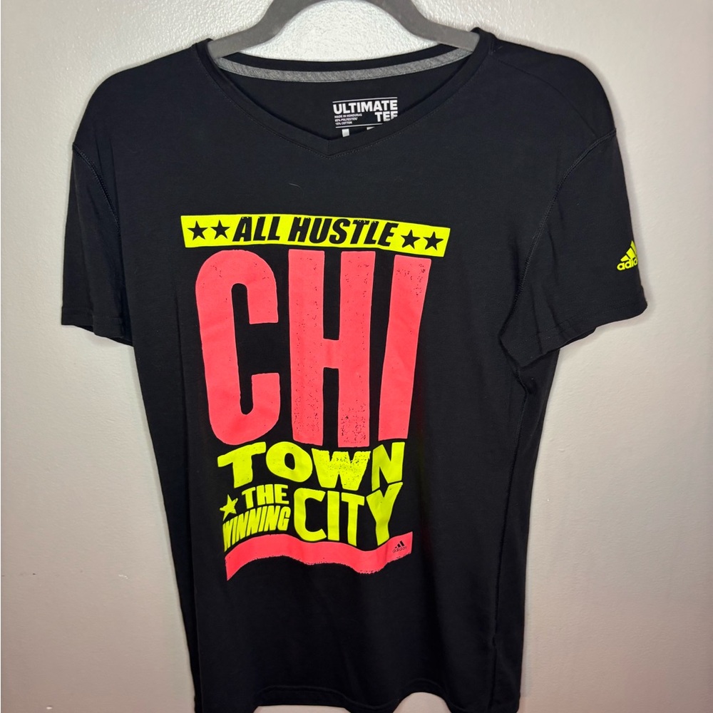 Adidas Black Graphic T-Shirt